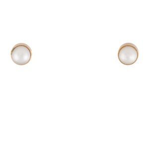 Pearl Stud Earrings - Classic Women's Jewelry